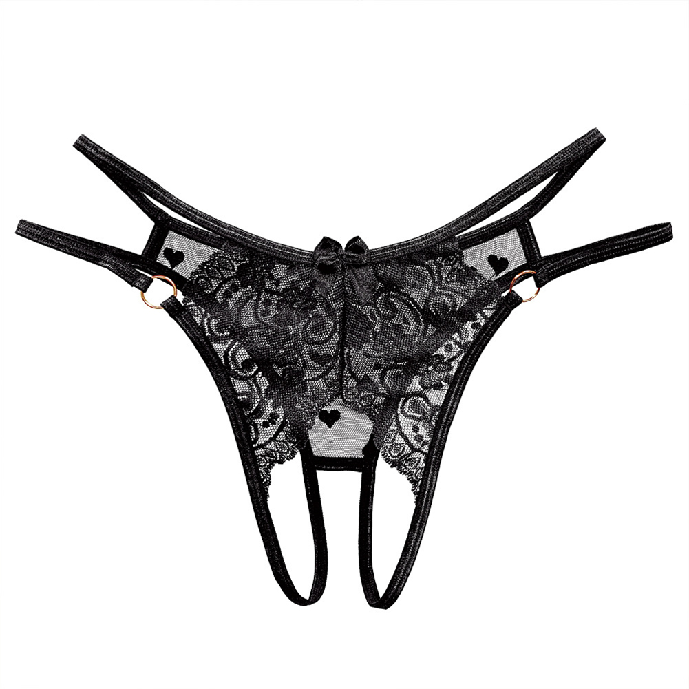 Bow Stringer Tool - Tangas con entrepierna abierta para mujer,