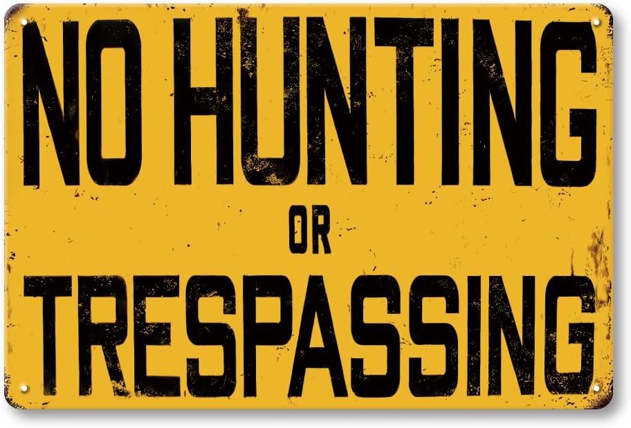 Outdoor Hunting House - Señales de Metal Vintage de No