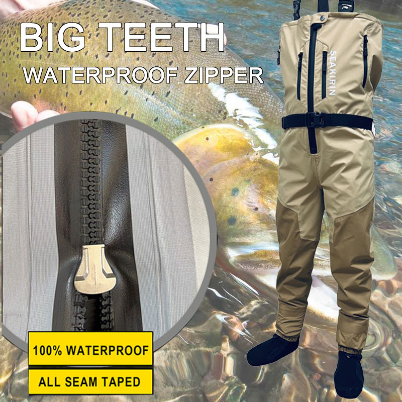 Botas de pesca con cremallera  - Fishing Waders Breathable reseña y precio