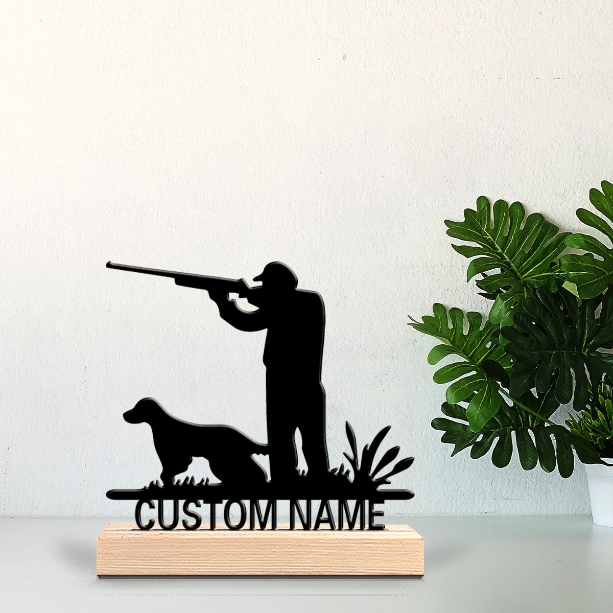Estatuas Metálicas Personaliza - Hunting Outdoor Decor reseña y precio