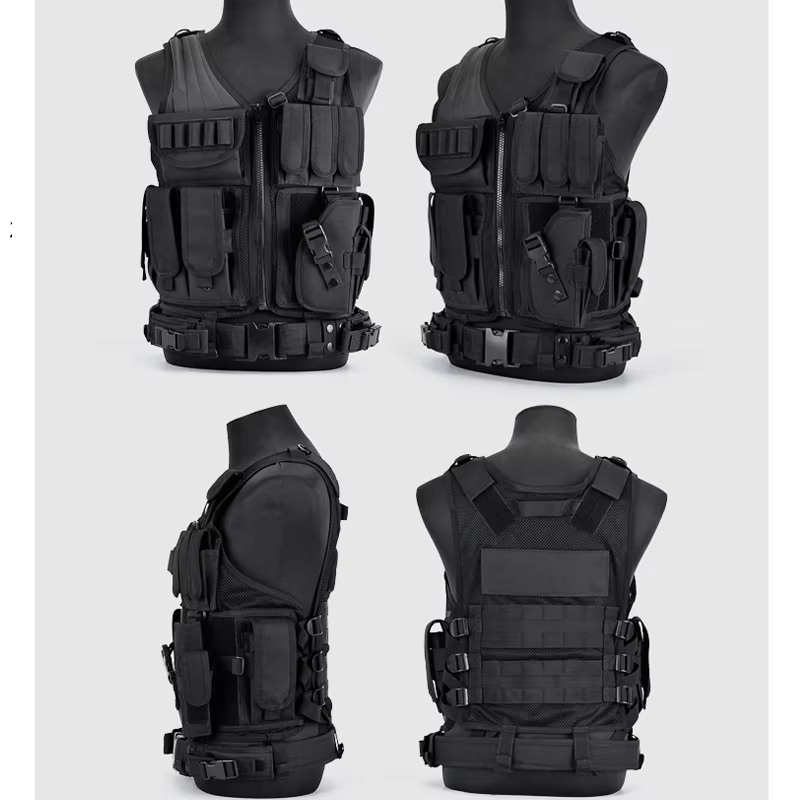 Chaleco Táctico Ajustable y Tr - Hunting Outdoor Game reseña y precio