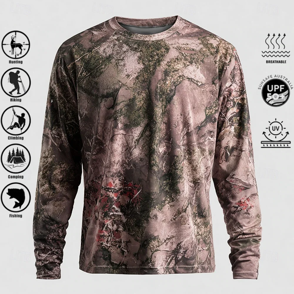 Camiseta de manga larga para h - Hunting Fishing Outdoor reseña y precio