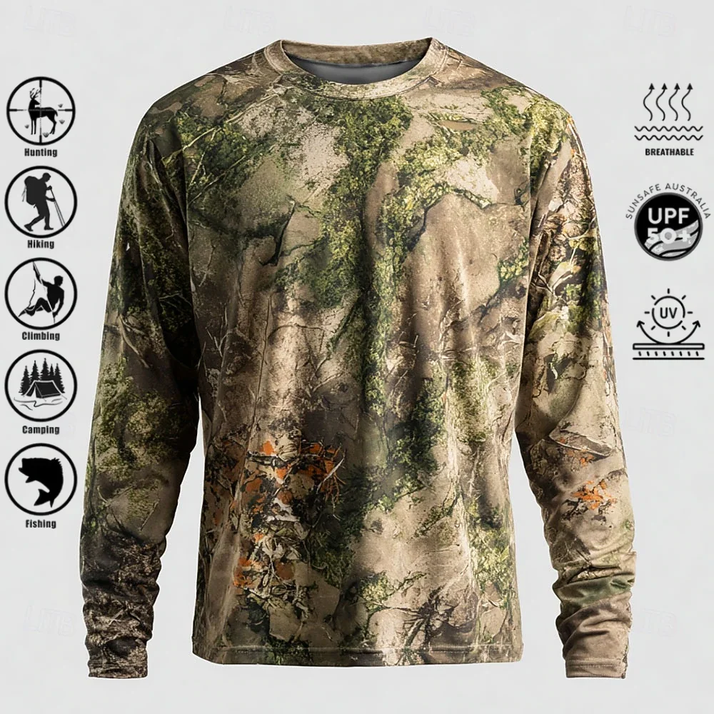 Camiseta de manga larga para h - Hunting Fishing Outdoor reseña y precio