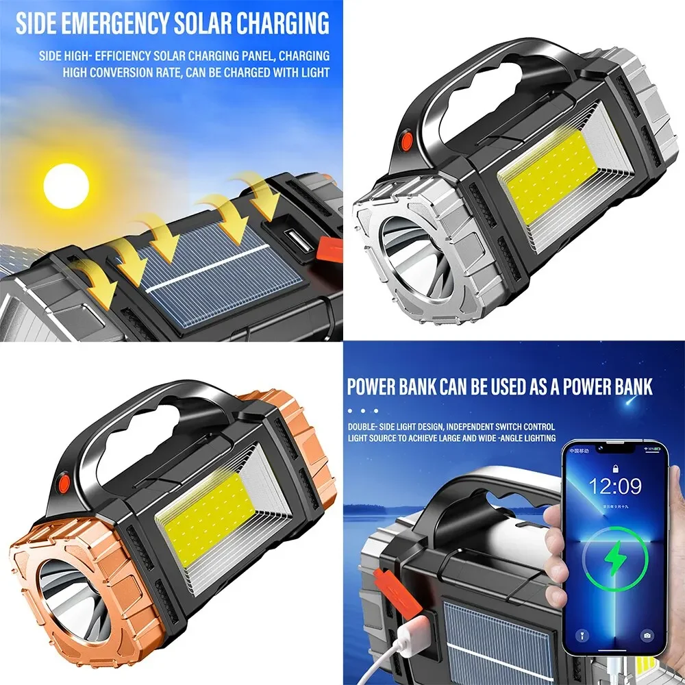 Nueva Linterna LED Solar Recar - Hunting Fishing Outdoor reseña y precio