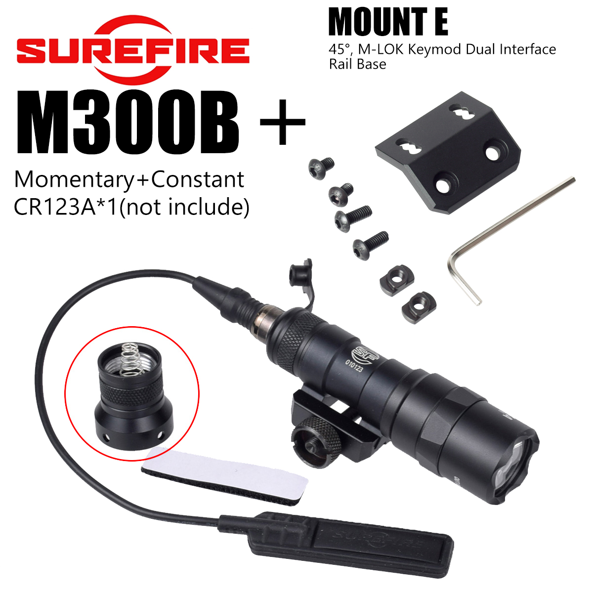 Linterna táctica SureFire M300 - Hunting Outdoor Store reseña y precio