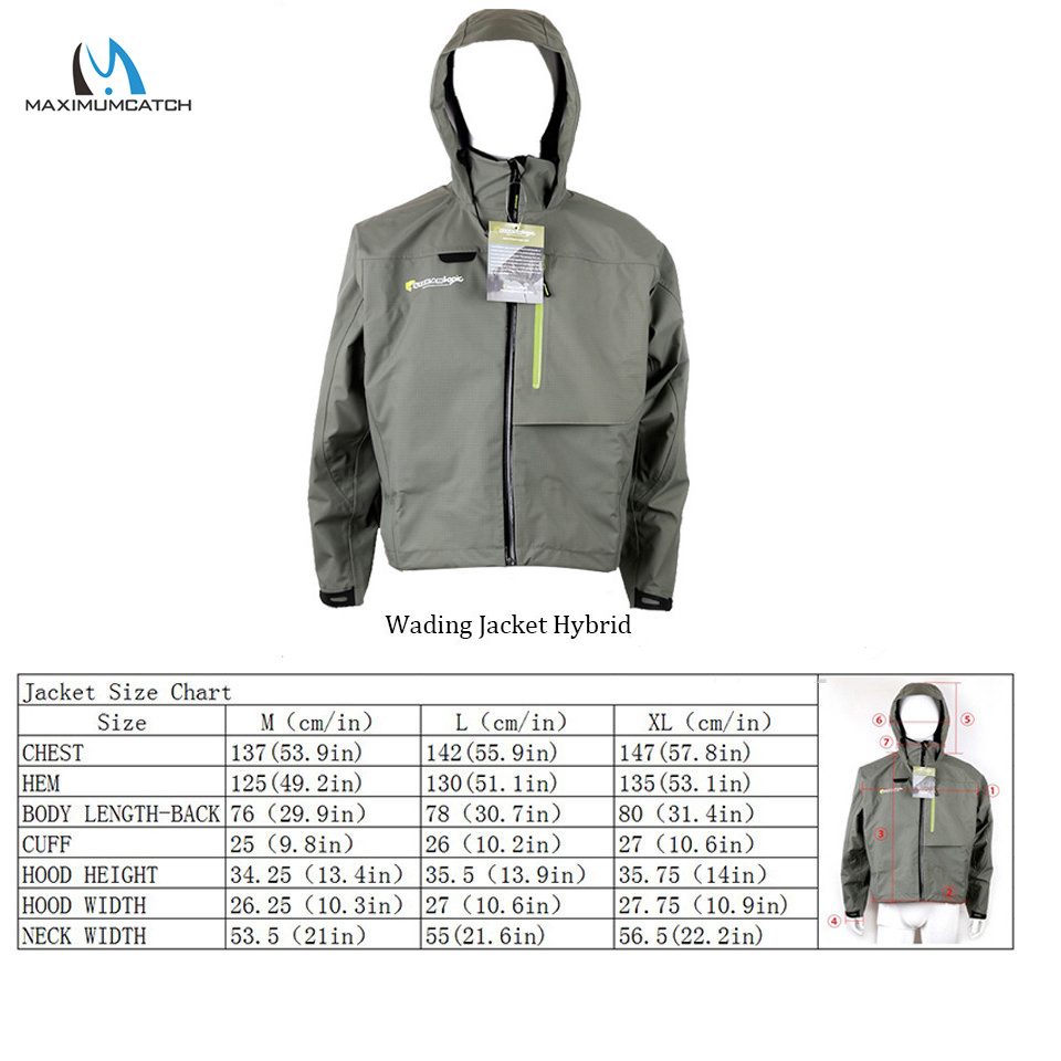 Chaqueta para pescar con mosca - Fishing Waders Breathable reseña y precio