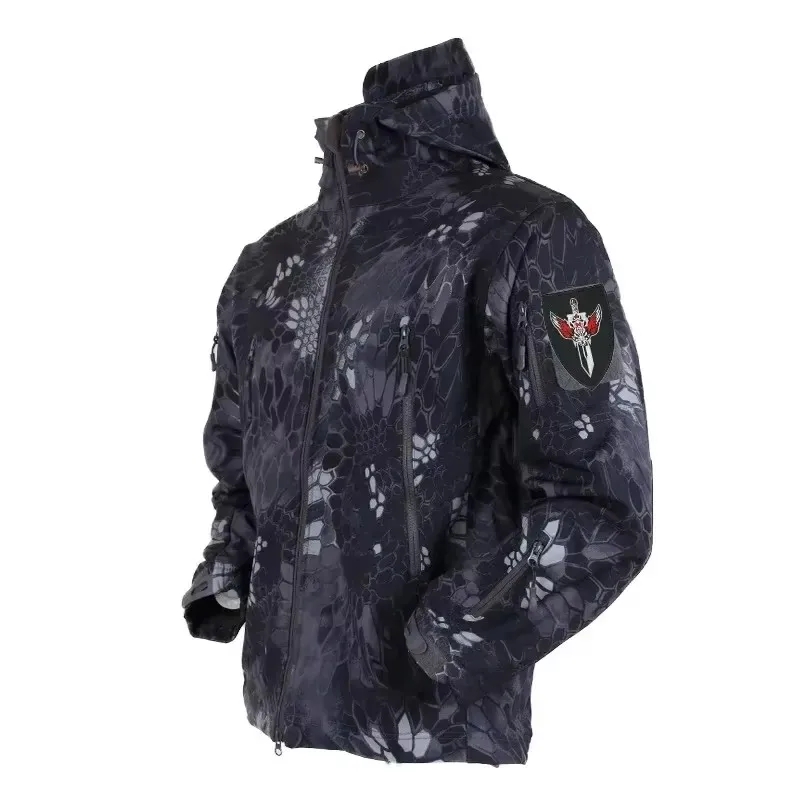 5XL 6XL CP Camuflaje Soft Shel - Men'S Outdoor Hunting Jacket reseña y precio