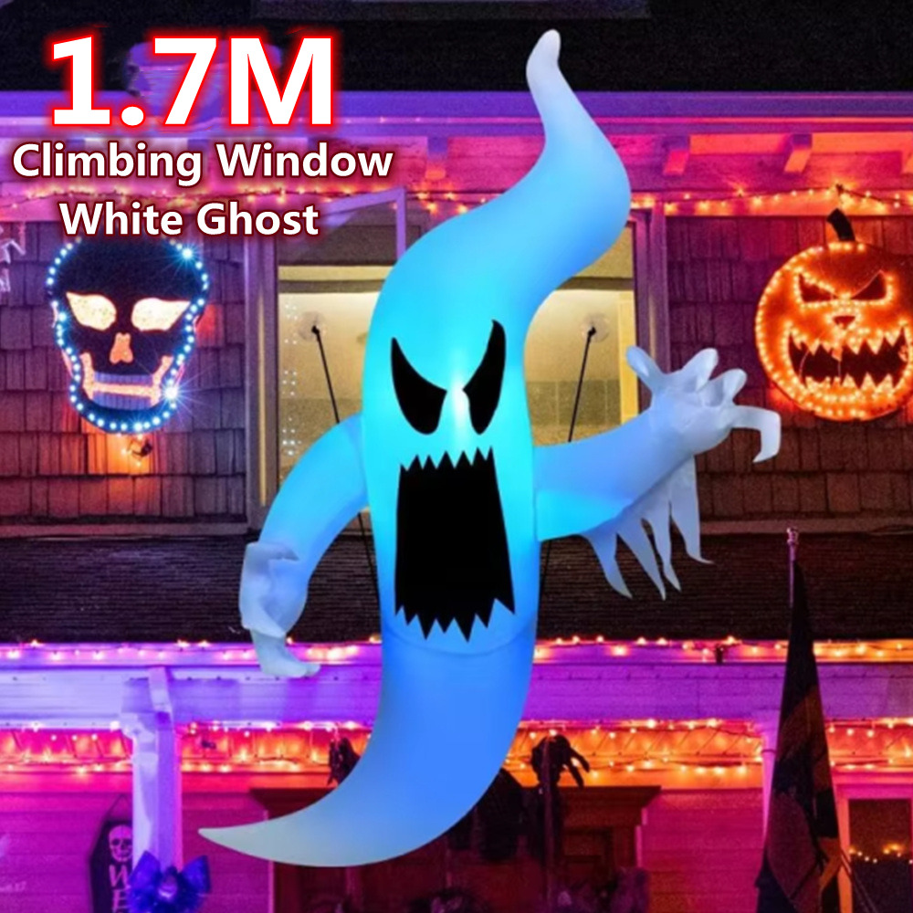 Ventana inflable de Halloween  - Outdoor Hunting House reseña y precio