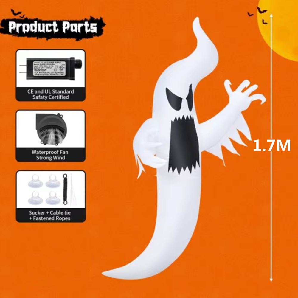 Ventana inflable de Halloween  - Outdoor Hunting House reseña y precio